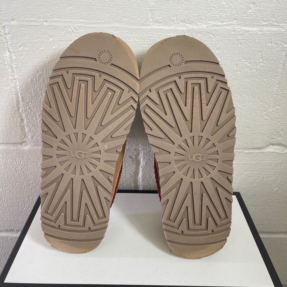UGG Tazz II 1122553 Slippers Chestnut Suede Platform Slip On Women's Size 9 US - Picture 12 of 14